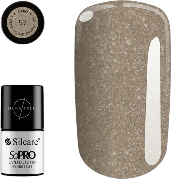 Lakier hybrydowy Silcare SoPro 57 7 g (5902560557732) - obraz 1