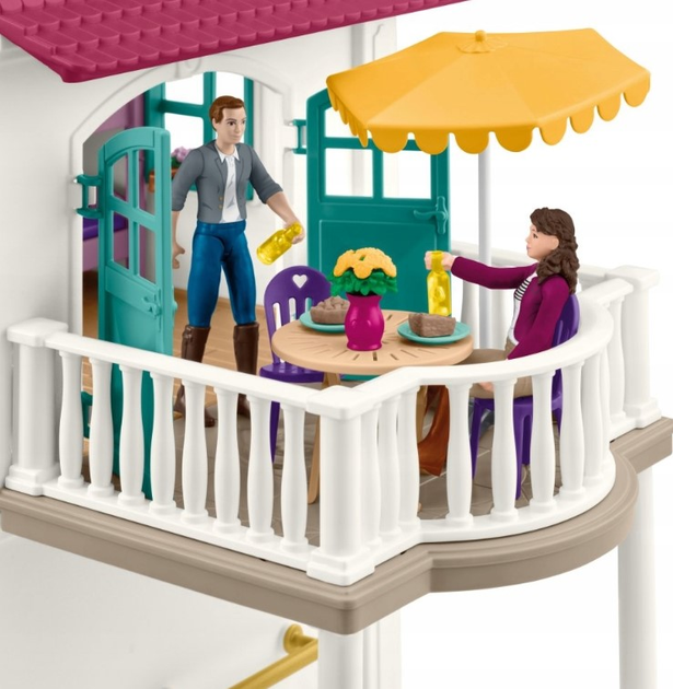 Zestaw Schleich Horse Club Lakeside Country House and Stable SLH42706 (4069111053547) - obraz 9