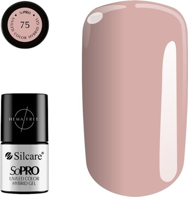 Lakier hybrydowy Silcare SoPro 75 7 g (5902560568141) - obraz 1