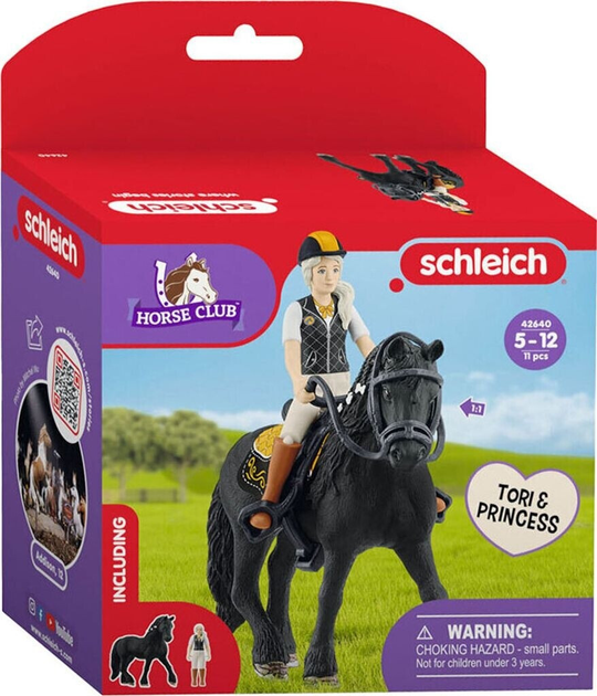 Figurki Schleich Horse Club Tori & Princess SLH42640 (4069111058979) - obraz 1