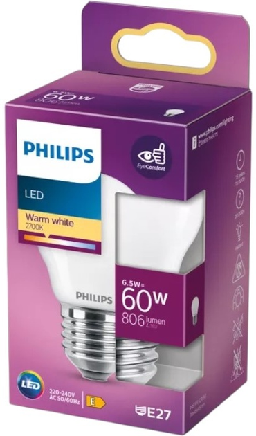 Żarówka LED Philips P45 E27 (929002029255) - obraz 2