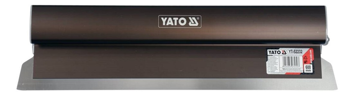 Шпатель для фінішного шпаклювання YATO 600 мм зі змінним лезом і алюмінієвою ручкою (YT-52232) - зображення 1