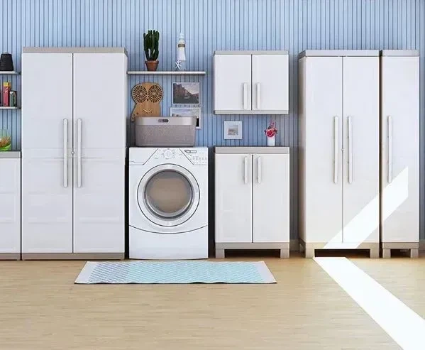 Шафа Keter Kis Excellence Low Cabinet бежева низька пластикова багатофункціональна (241048) - Фото 6 Шафа Keter Kis Excellence Low Cabinet бежева низька пластикова багатофункціональна (241048) - изображение 6