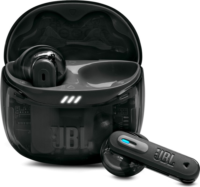 Słuchawki JBL Tune Flex 2 Ghost Black (1200130016264) - obraz 1