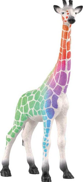 Фігурка Schleich Ювілейне видання до 90-річчя Жирафа з веселковиим плямами SLH72266 (4069111030104) - зображення 1