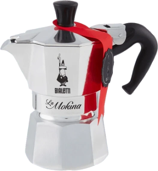 Кофеварка гейзерная для плиты алюминий 1/2 чашки Bialetti серебристый - Фото 7 Кофеварка гейзерная для плиты алюминий 1/2 чашки Bialetti серебристый - изображение 7