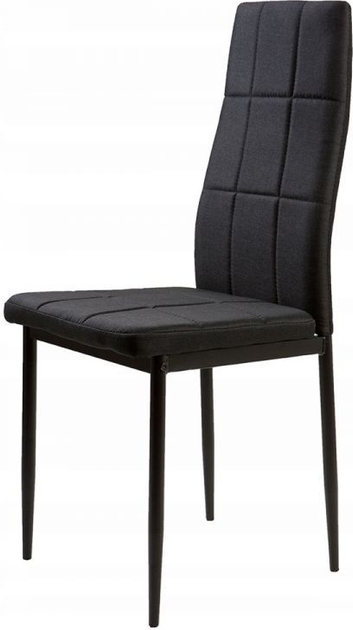 Набір стільців для кухні та вітальні ModernHome by Multistore DC860 4 шт Чорні (5903089064862) - зображення 2