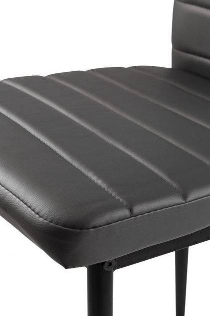 Набір стільців для кухні та вітальні ModernHome by Multistore DC855 4 шт Сірі (5903089064589) - зображення 6