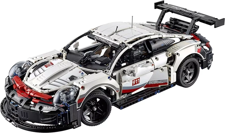 Конструктор Porsche 911, 1631 детали машинка техник в размере 1:10, спортивный автомобиль с LED-подстветкой Technology C999 (в крафтовой упаковке) - Фото 2 Конструктор Porsche 911, 1631 детали машинка техник в размере 1:10, спортивный автомобиль с LED-подстветкой Technology C999 (в крафтовой упаковке) - изображение 2