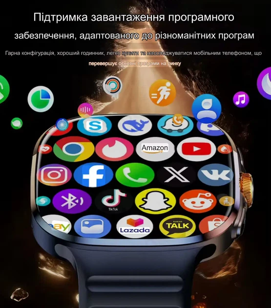 Розумний 4G Смарт-годинник Netcom M99 - зображення 4