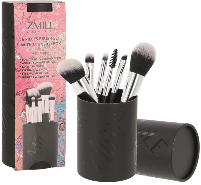 Zestaw pędzli do makijażu yZmile Cosmetics Your Utensilo 6 szt (4038432060084) - obraz 1