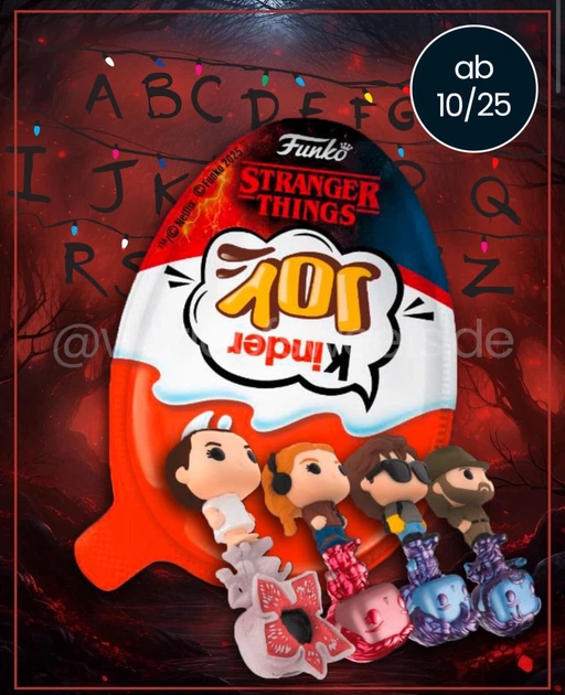 Яйцо Kinder Joy Funko Pop Stranger Things Киндер Джой 