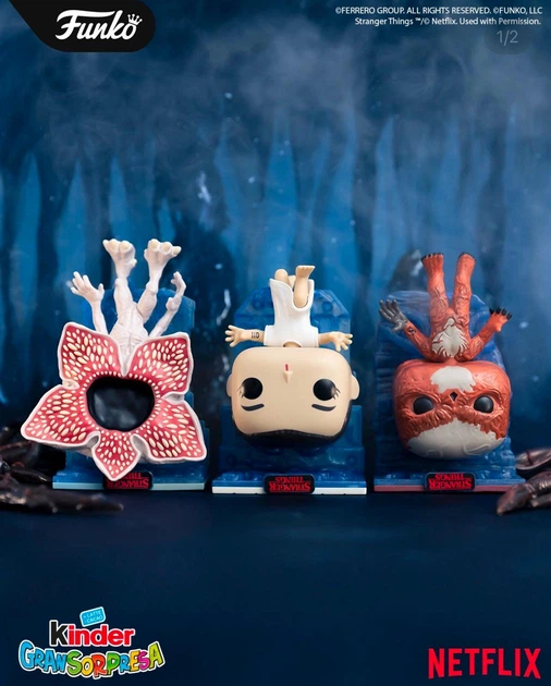 ストレンジャー・シングス キンダージョイ 3個セット Funko × 2 Шоколадные яйца Kinder Joy Funko Netflix Stranger Things 3 шт х