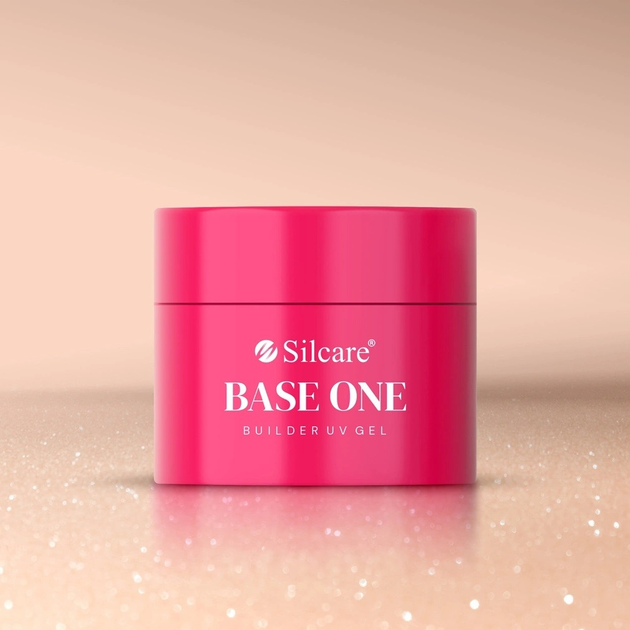 Żel budujący do paznokci Silcare Base One Shimmer Natural Beige 50 g (5902560565843) - obraz 3