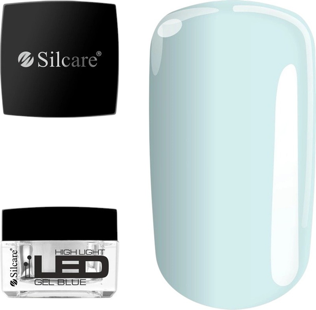 Żel budujący do paznokci Silcare High Light Blue 15 g (5902560566826) - obraz 1