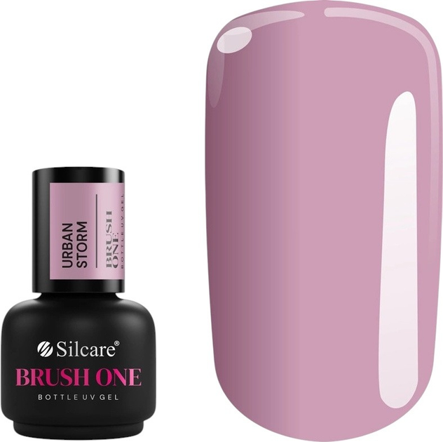 Żel budujący do paznokci Silcare Brush One Urban Storm 15 g (5902560566642) - obraz 1