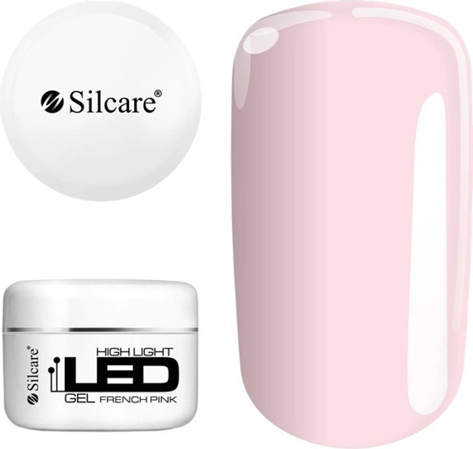 Żel budujący do paznokci Silcare High Light French Pink 100 g (5902560566949) - obraz 1