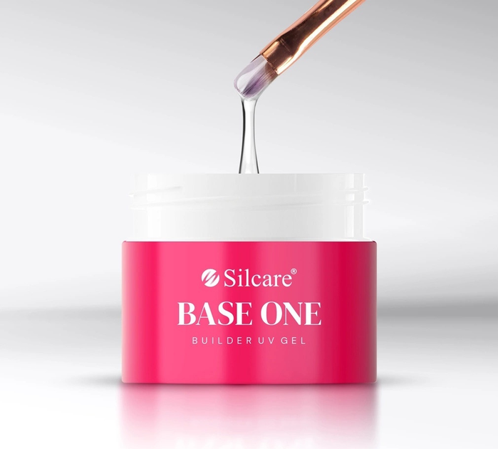 Гель для нарощування нігтів Silcare Base One Violet 100 г (5902560566130) - зображення 3