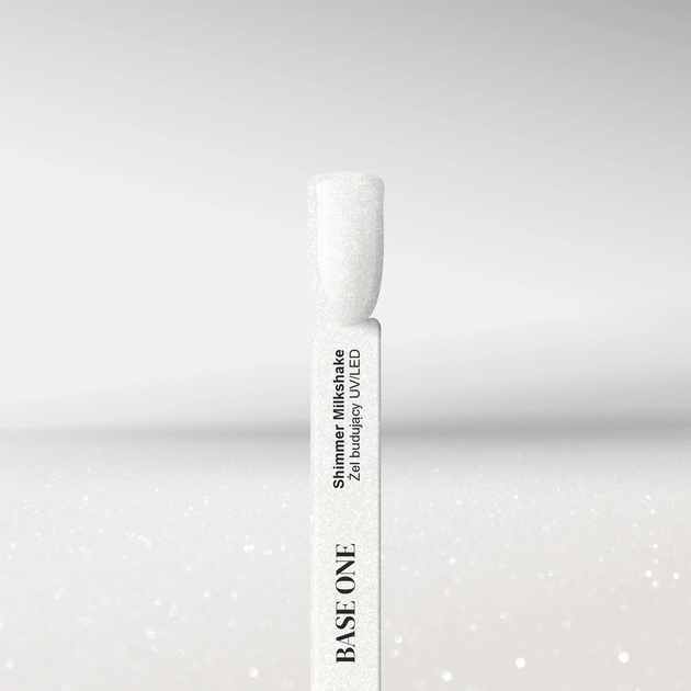 Гель для нарощування нігтів Silcare Base One Shimmer Milkshake 100 г (5902560566154) - зображення 4