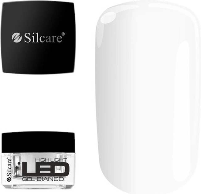 Гель для нарощування нігтів Silcare High Light Bianco 15 г (5902560566796) - зображення 1