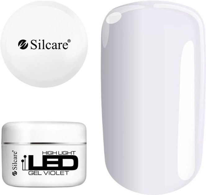 Гель для нарощування нігтів Silcare High Light Violet 100 г (5902560567083) - зображення 1