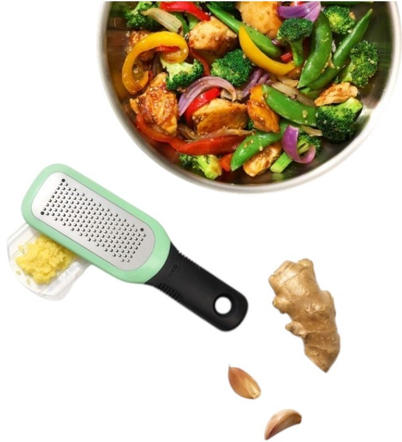Терка до імбиру і часнику OXO Good Grips зелена (719812688886) - зображення 7