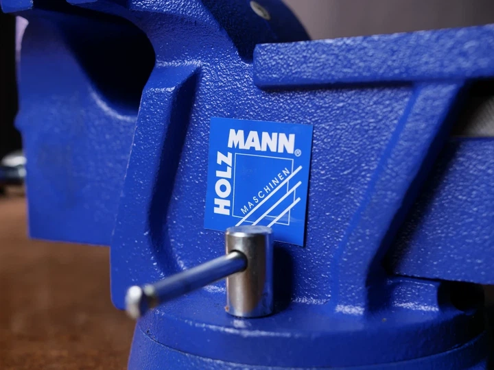 Тиски настольные в комплекте с поворотной плитой Holzmann WBS 125N - изображение 7