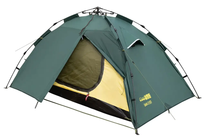 Двомісний туристичний автоматичний намет Tramp Quick 2 (v2) green (UTRT-096) - изображение 2