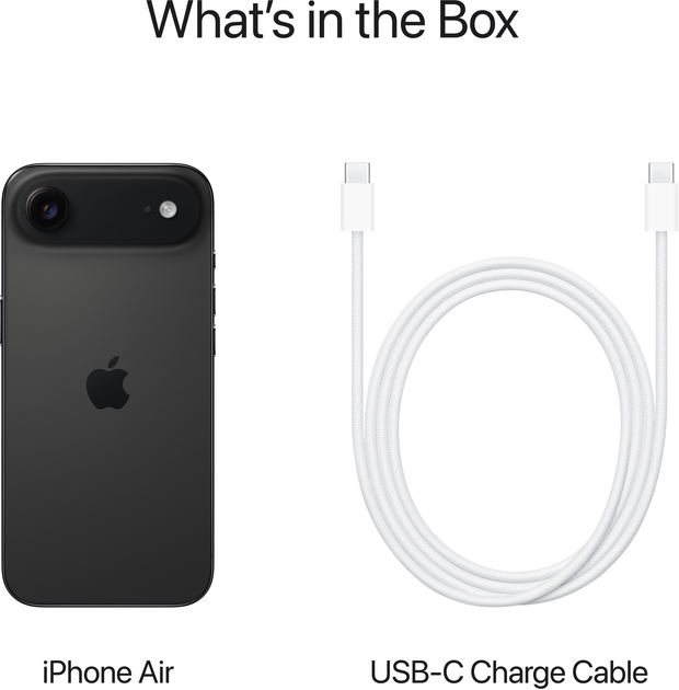 Мобільний телефон Apple iPhone 17 Air 1TB Space Black (MG2W4) - зображення 8