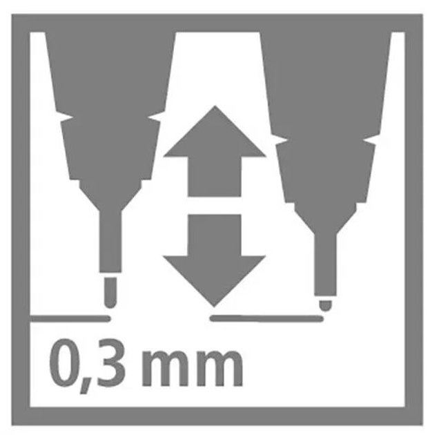 Набір лінерів Stabilo Sensor F 0.3 мм 10 шт Чорний (ZES4006381301367) - зображення 4