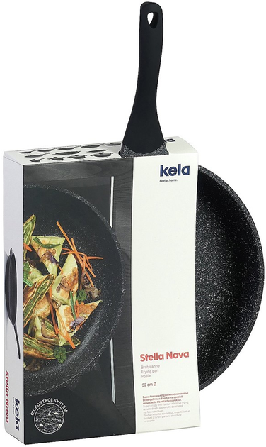 Patelnia Kela Stella Nova czarna 32 cm (4025457122248) - obraz 2