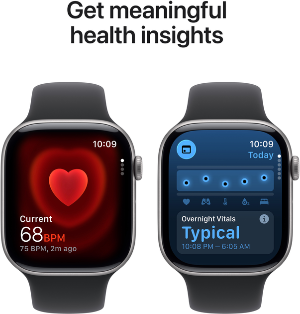 Смарт-годинник Apple Watch Series 11 GPS 42mm Space Grey Aluminium Case with Black Sport Band - M/L (APL_MEQX4) - зображення 5