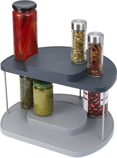 Dwupoziomowy organizer Joseph Joseph CupboardStore szary (5028420003871) - obraz 2
