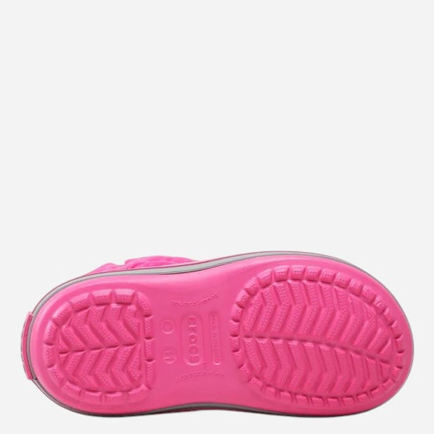 Śniegowce dziecięce dla dziewczynki ocieplane Crocs Winter Puff Boot Kids 14613-6TR 29-30 Różowe (196265132454) - obraz 4