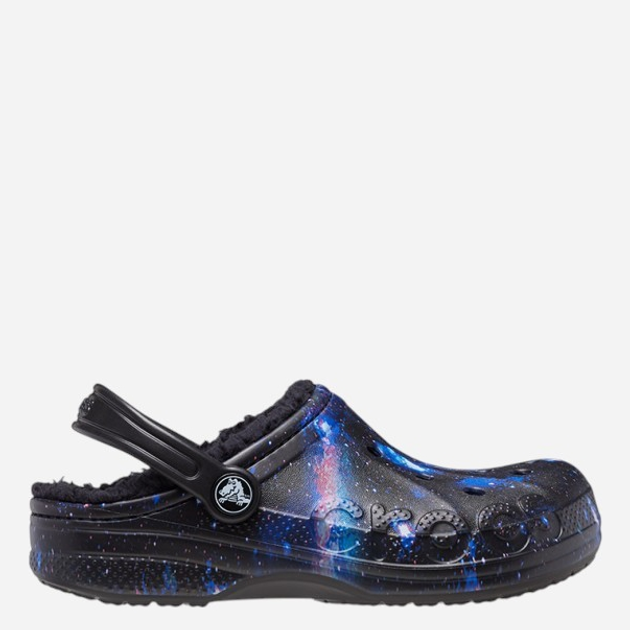 Дитячі крокси-сабо для хлопчика Crocs Baya Lined Printed 207654-0C4 28-29 Чорні (196265151417) - зображення 1
