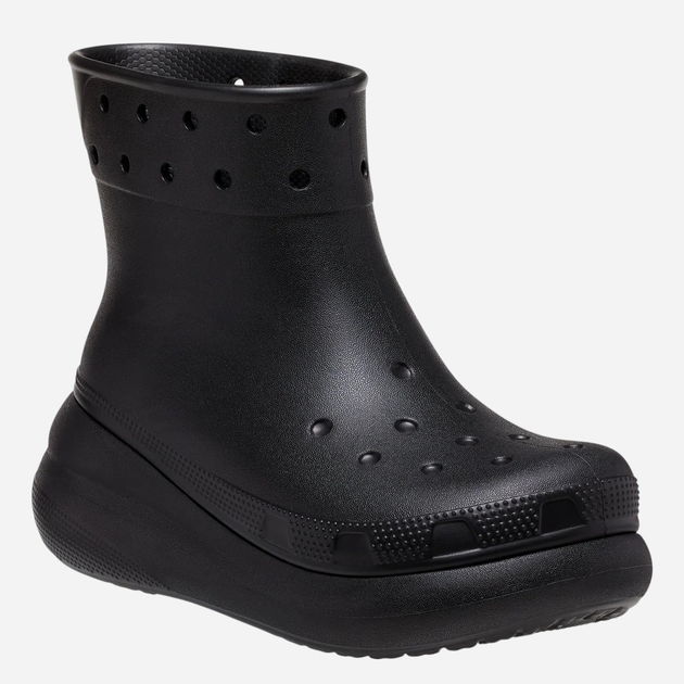 Kalosze damskie krótkie Crocs Classic Crush Rain Boot 207946-BLK 37-38 Czarne (196265156702) - obraz 2
