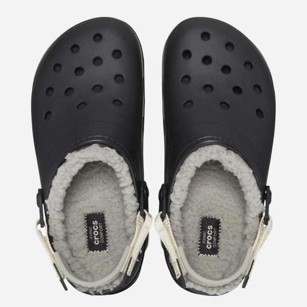 Chodaki męskie ocieplane Crocs All Terrain Lined 207936-001 48-49 Czarne (196265397129) - obraz 5
