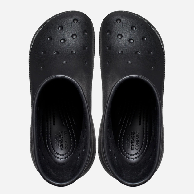 Kalosze damskie krótkie Crocs Classic Crush Rain Boot 207946-BLK 39-40 Czarne (196265156726) - obraz 6