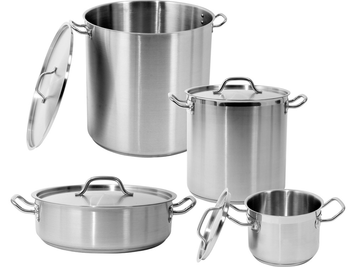 Каструля Yato з кришкою з нержавіючої сталі 45 x 36 см 57.3 л (5906083860201) - зображення 4