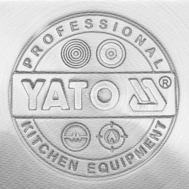 Каструля Yato з кришкою з нержавіючої сталі 40 x 25 см 31.4 л (5906083860300) - зображення 5