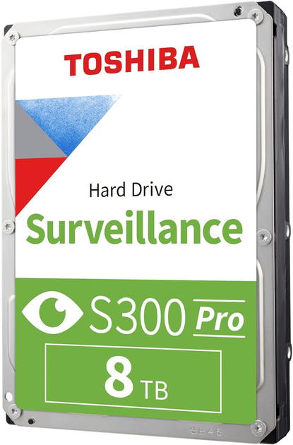 Жорсткий диск Toshiba S300 PRO Surveillance 7200RPM 512MB 3.5" 8TB SATA (MD10ADA800V) - зображення 1