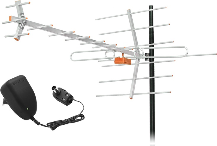 Antena TV Blow kierunkowa aktywna DVB-T MUX123 (5900804100225) - obraz 2