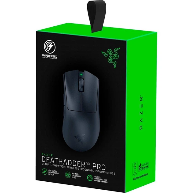 Миша Razer DeathAdder V3 Pro w/HyperPolling Wireless Dongle Black