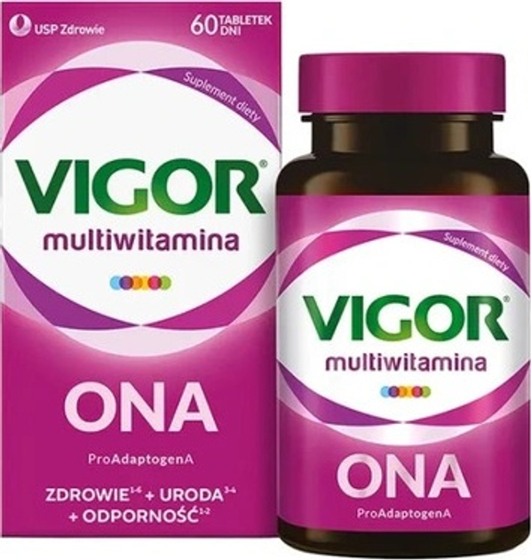 Харчова добавка Vigor Multivitamin Ona для жінок 90 таблеток (5904569252199) - зображення 2