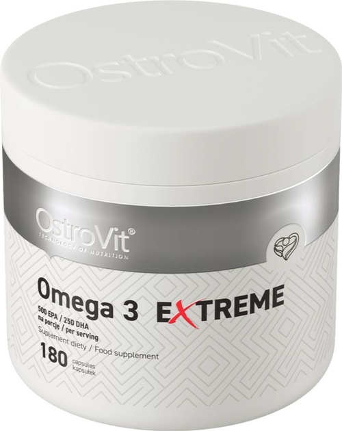 Suplement diety OstroVit Omega 3 Extreme 180 kapsułek (5903933913773) - obraz 3