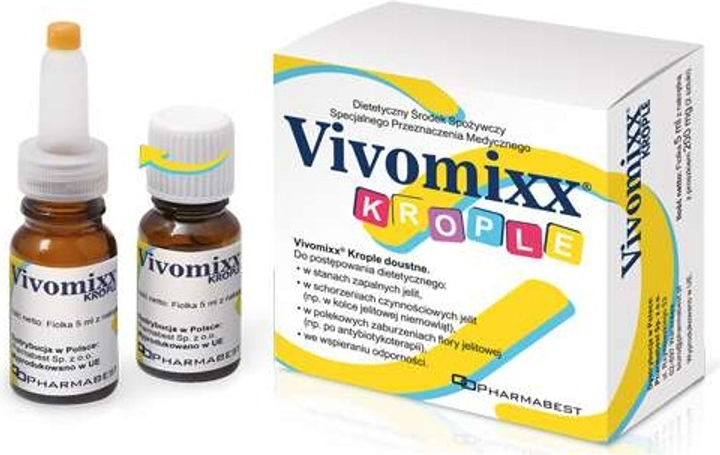 Дієтична добавка Pharmabest Vivomixx Пробіотик у краплях 2 х 5 мл (7640165680070) - зображення 2