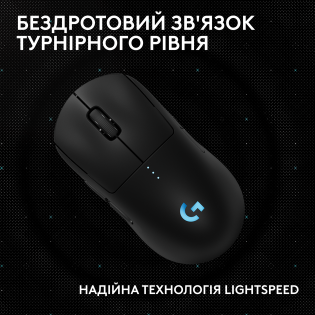 Мышь Logitech G Pro 2 Lightspeed Wireless Black (910-007295