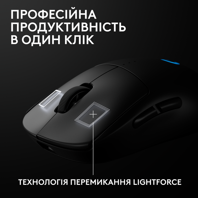 Мышь Logitech G Pro 2 Lightspeed Wireless Black (910-007295