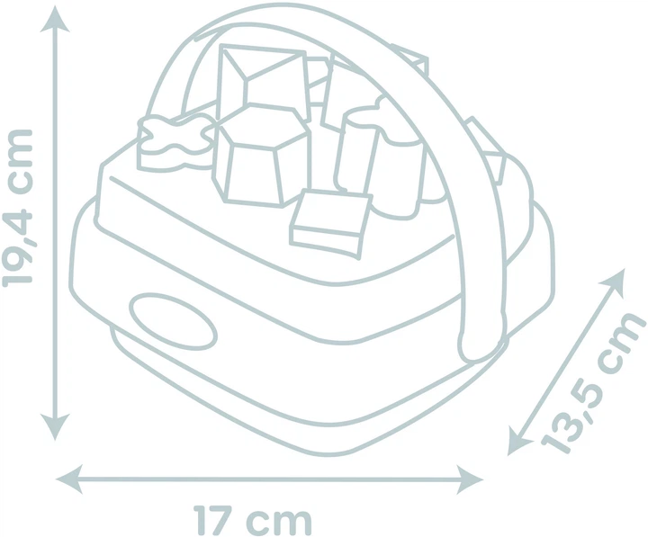 Sorter kształtów Little Smoby Koszyk 140323 (3032161403236) - obraz 2