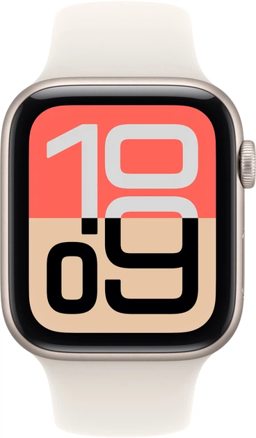 Смарт-годинник Apple Watch SE 3 (2025) GPS 44mm Aluminium Case with Starlight Sport Band M/L Starlight (MEHJ4) - зображення 2